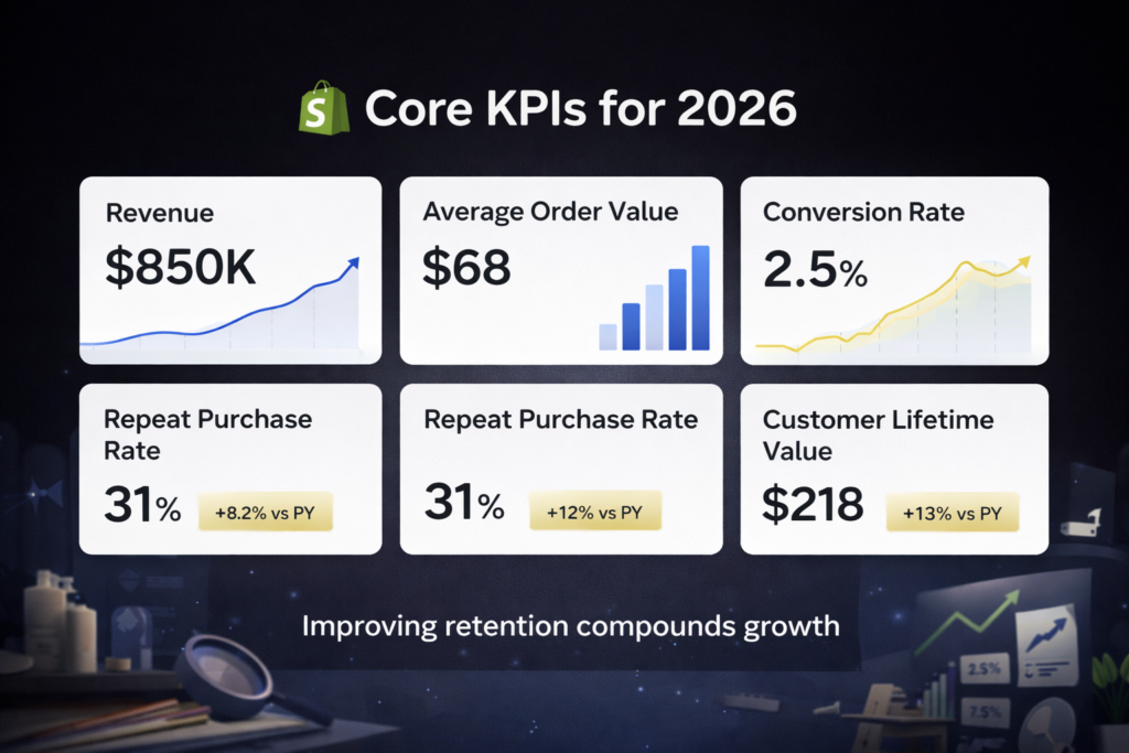 Define core ecommerce KPIs